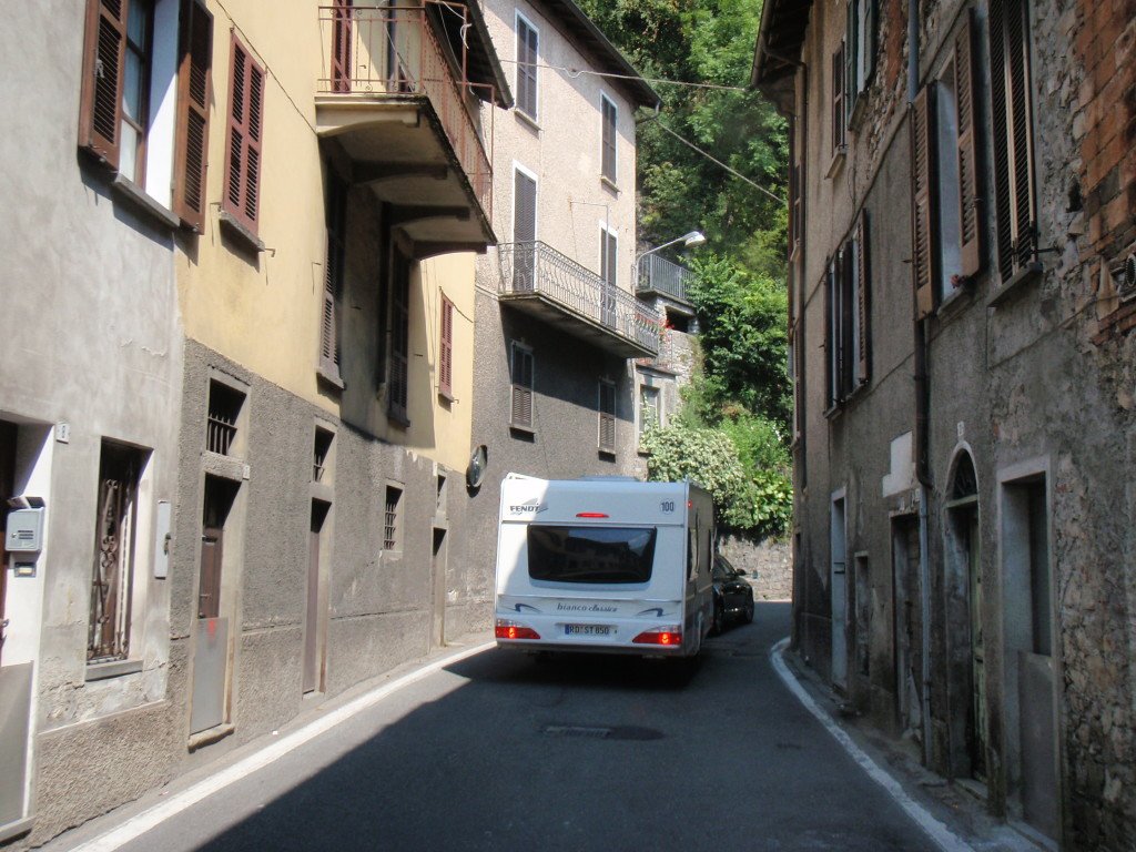 This is not a one way road and with the buildings its very hard to see whats coming.