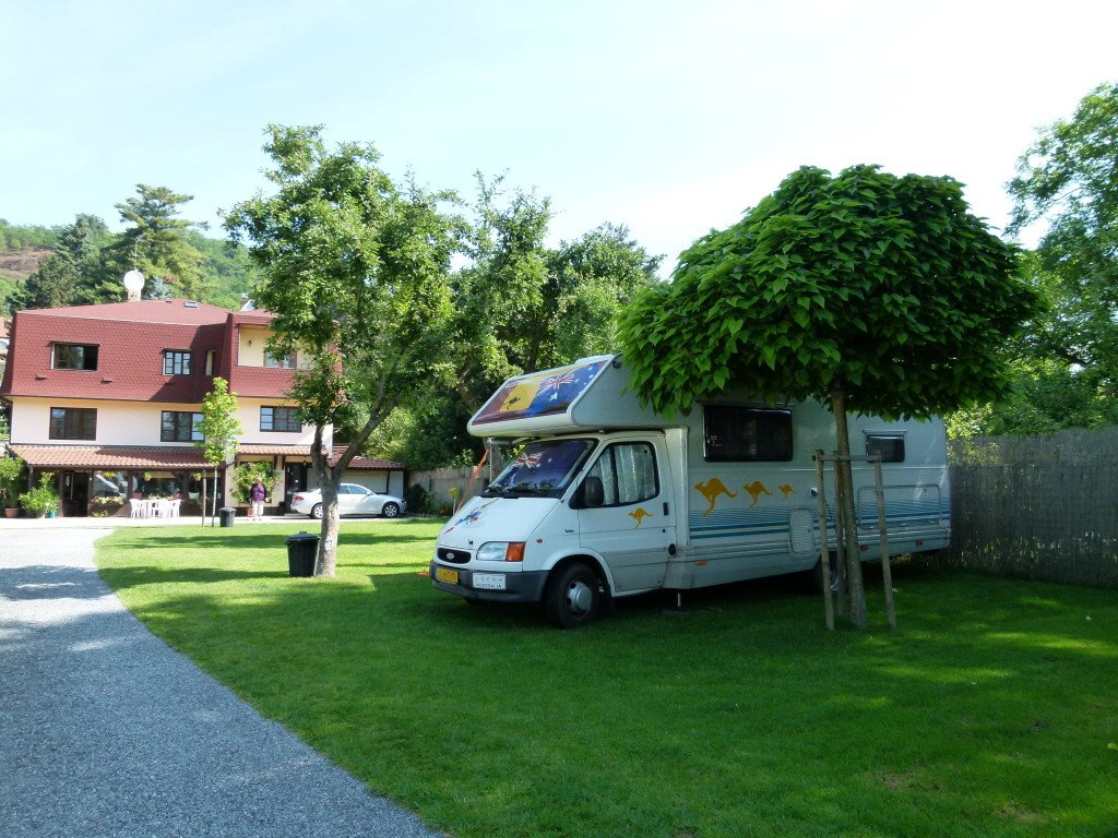 Our campsite at the Autocamp In Prague