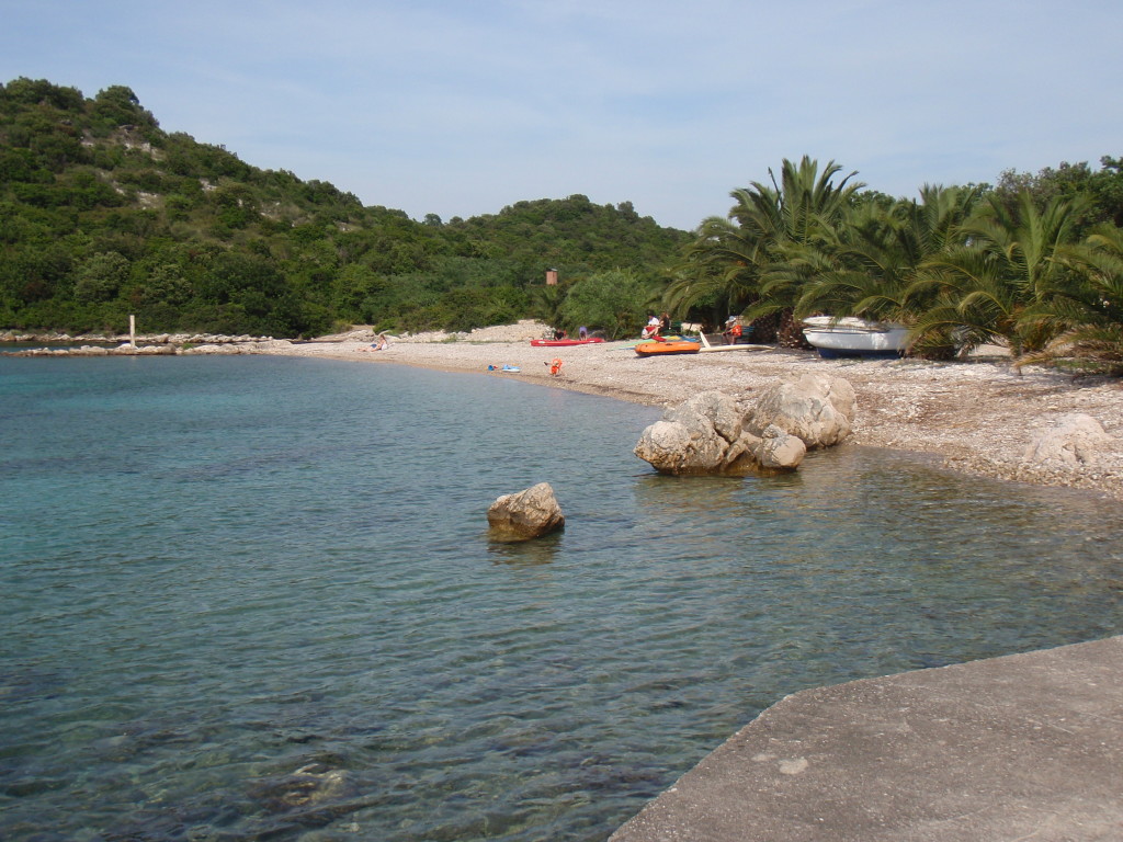 The bay were we stayed at Trpanj - Croatia. You can see whey we didn't really want to go.