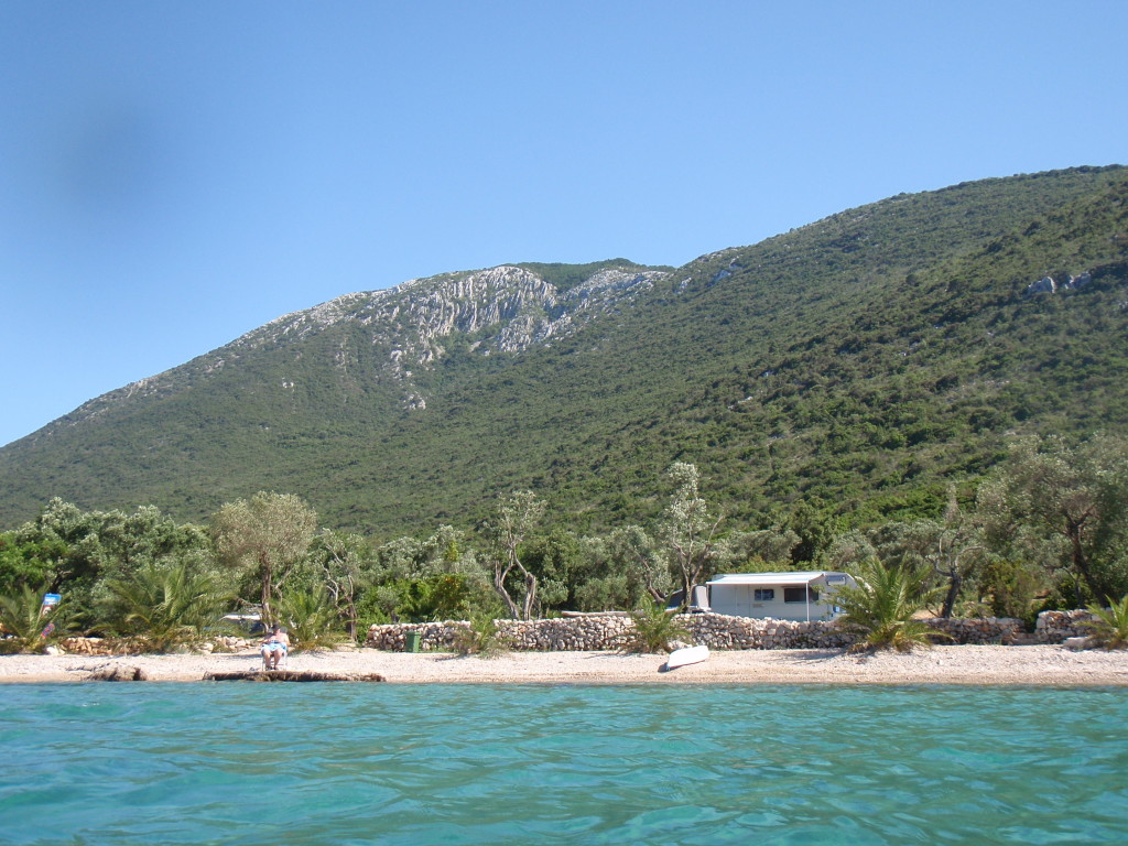 View of our motorhome from the water.