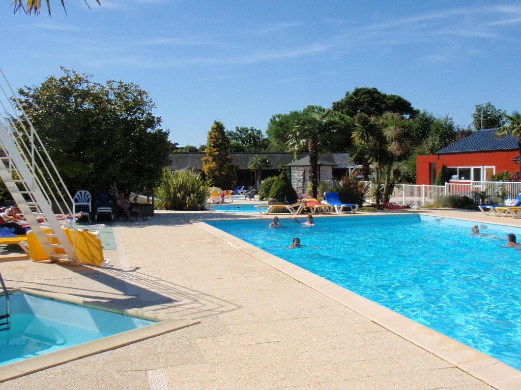 This ACSI Camping Card campsite had 3 outside pools,1 indoor heated pool, spa, and sauna all for 15 euros per night.