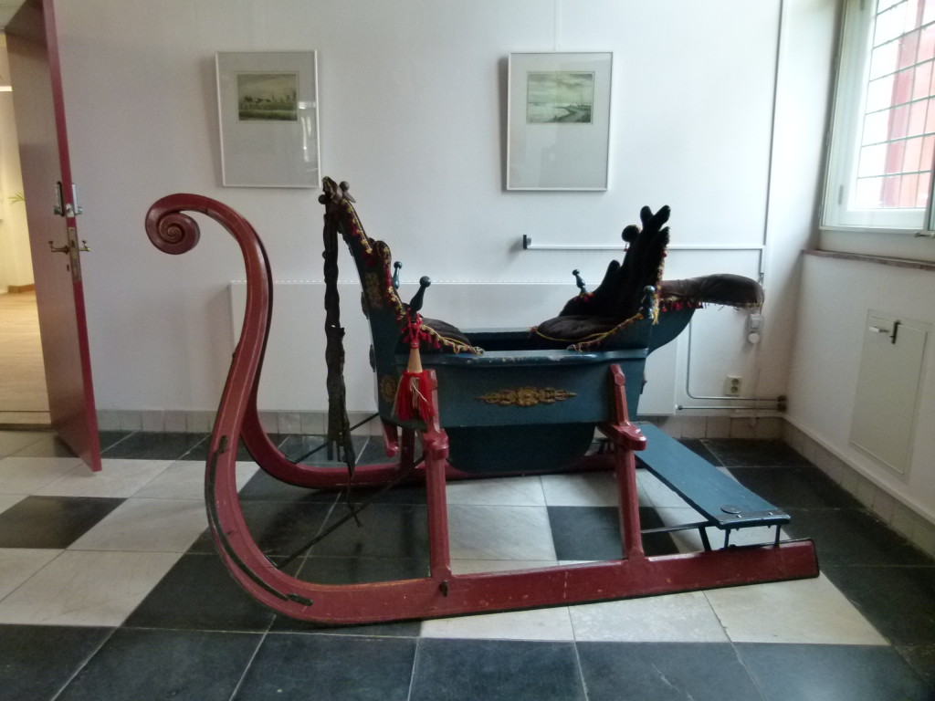 Old sleigh in the museum.