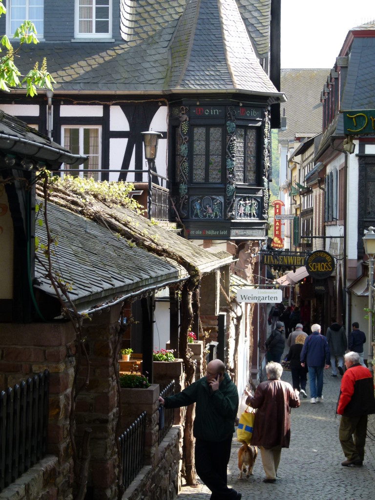 Quaint street in Rudesheim