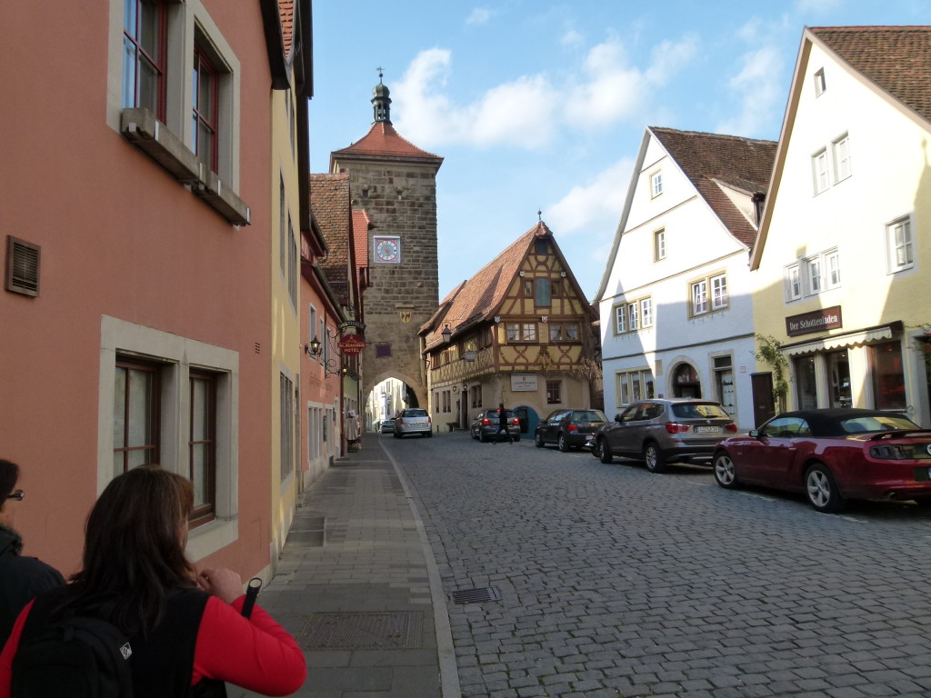 Rothenburg , main street.