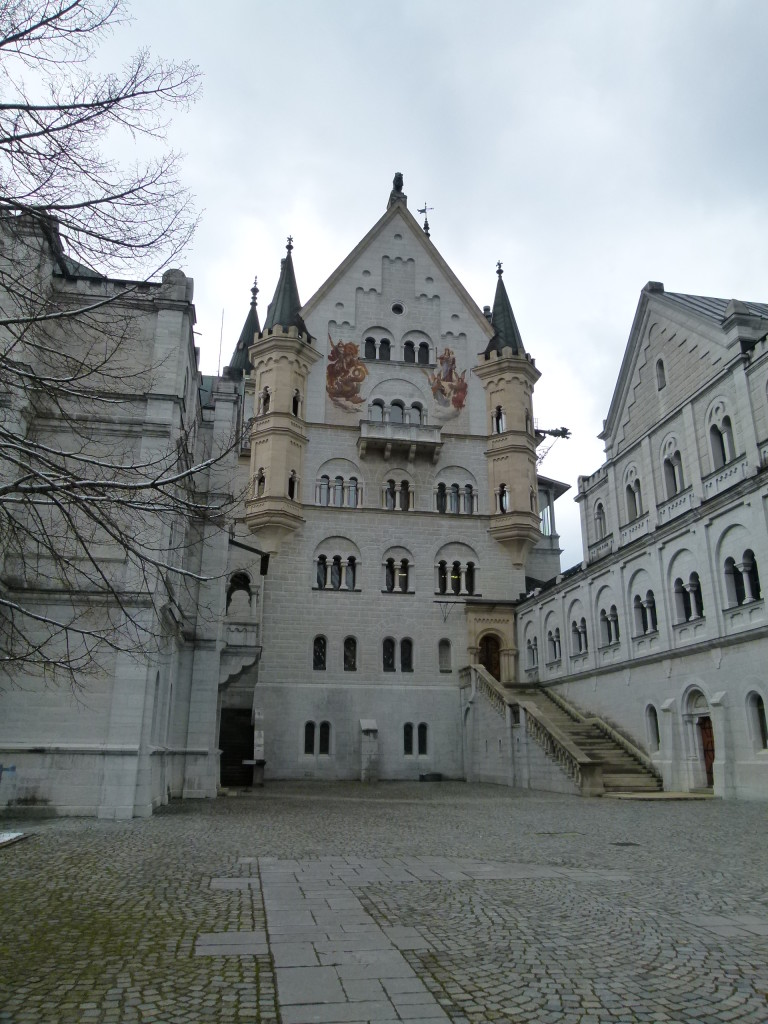 The inside courtyard.