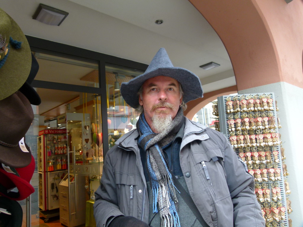 No I didn't this hat. Jenny thought that I looked like Gandolf.