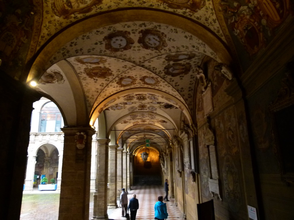 Roof inside the old Medical University.