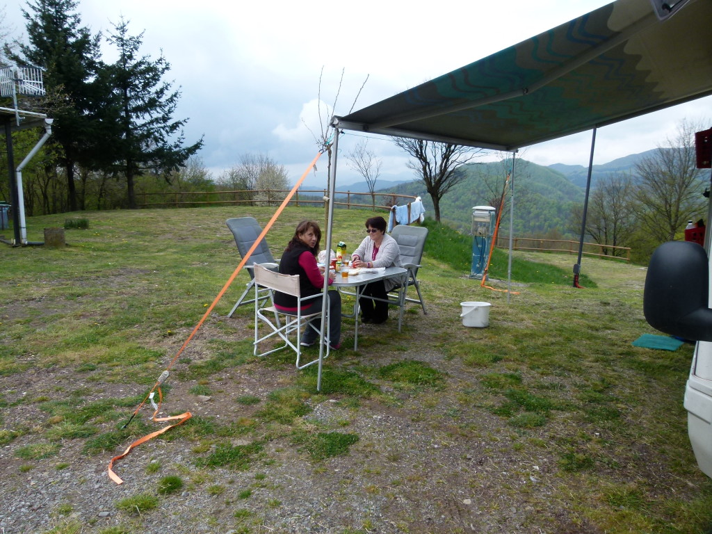 Campsite with great views