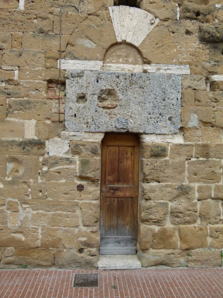 Small door , big lintel.