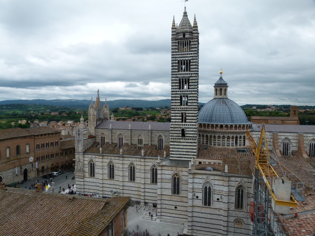 View over the cathedral from the panorama