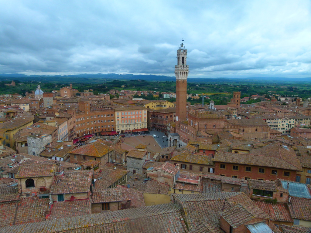 View from the panorama, overlooking the Il Campo