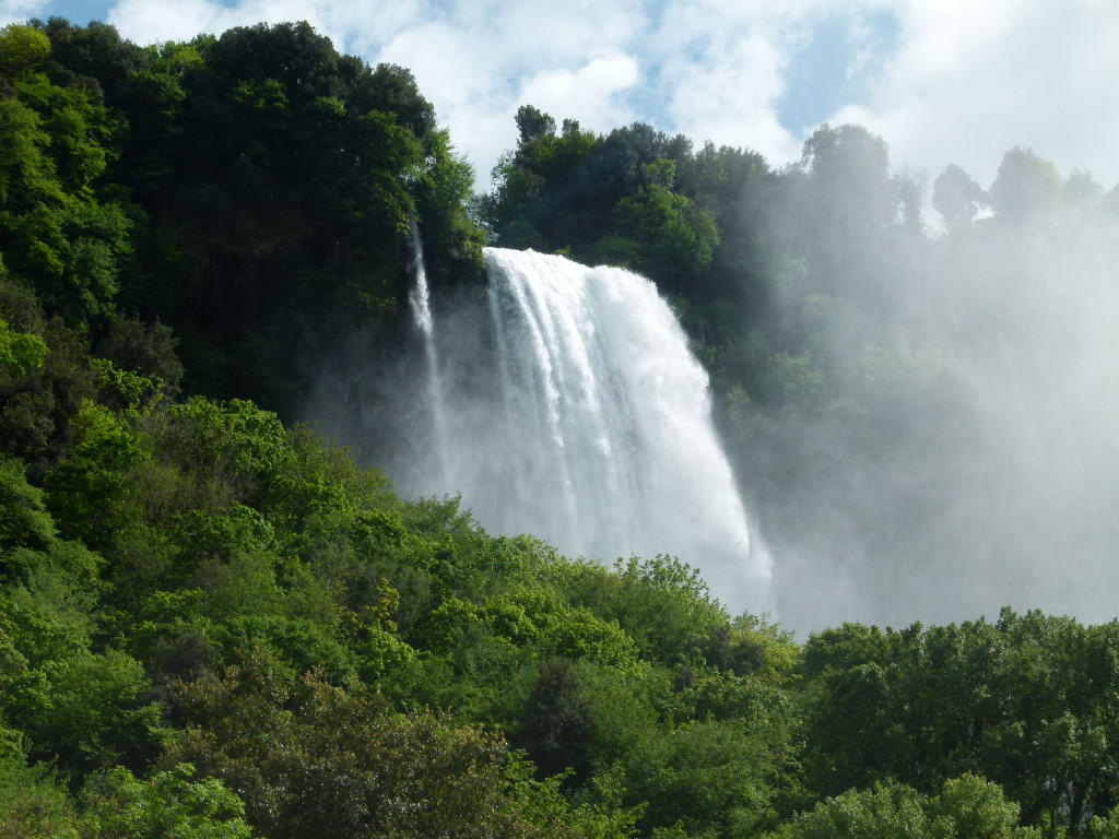 The waterfall we tried to go and see. This is a photo Jenny took from the road as we drove by.