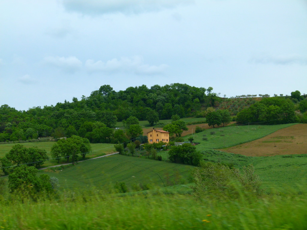 View taken as we were driving to Todi.