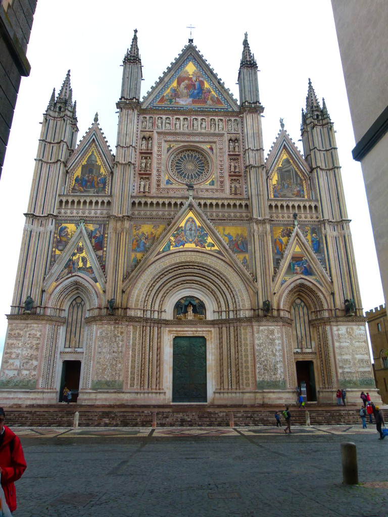 The church at Orvieto. We went inside but no photos were allowed to be made.