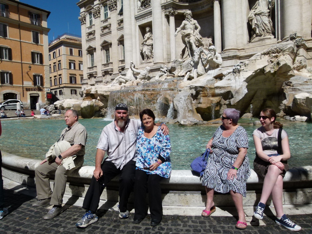 Yes we had to pose in front of the fountain like all the rest of the tourists.