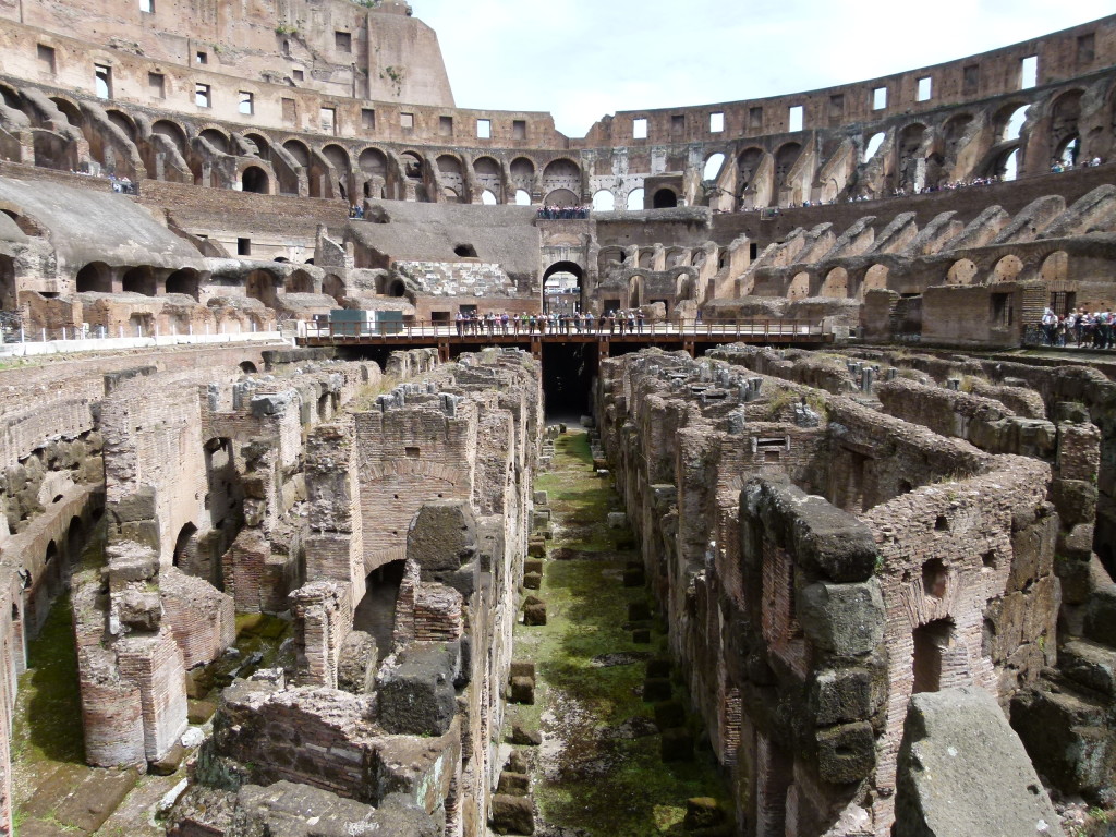 the understage area, images of lions, wolves and bears come to mind.