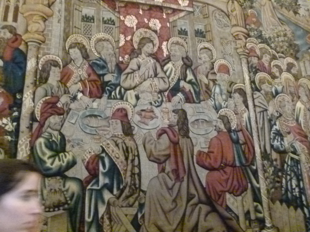 Tapestry of the last supper