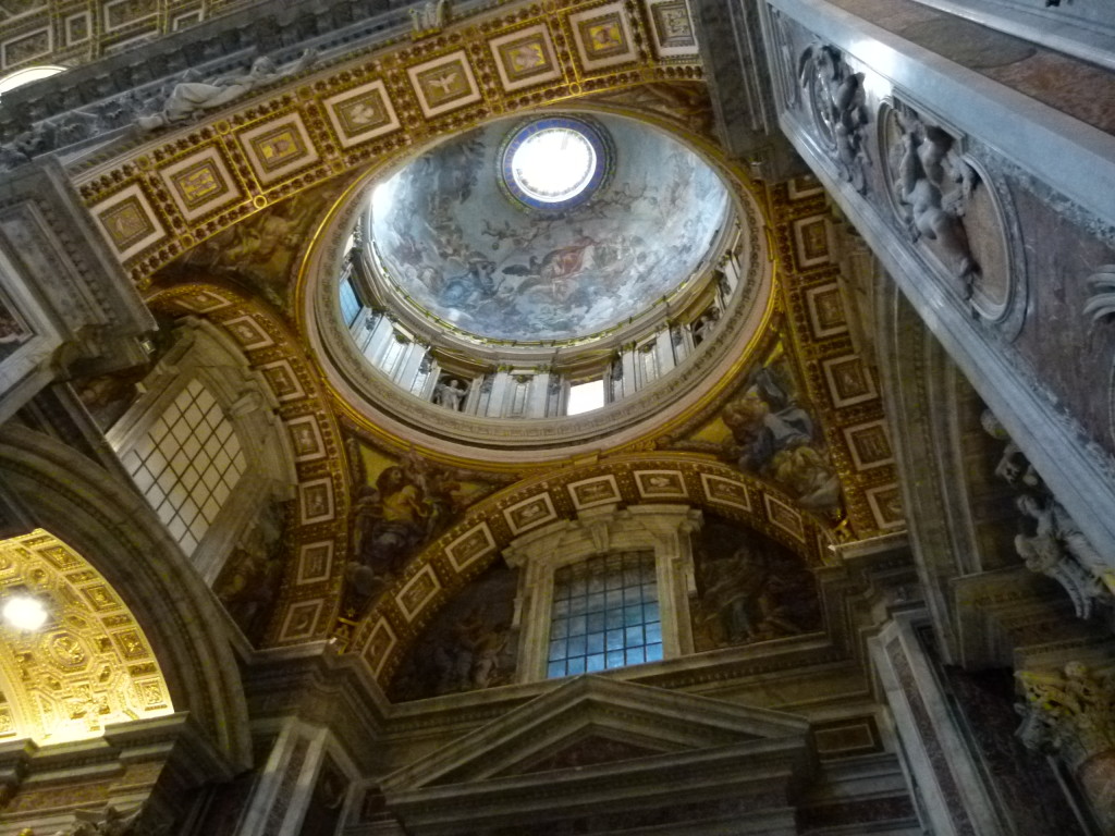 St Peters, more elaborate ceiling decoration