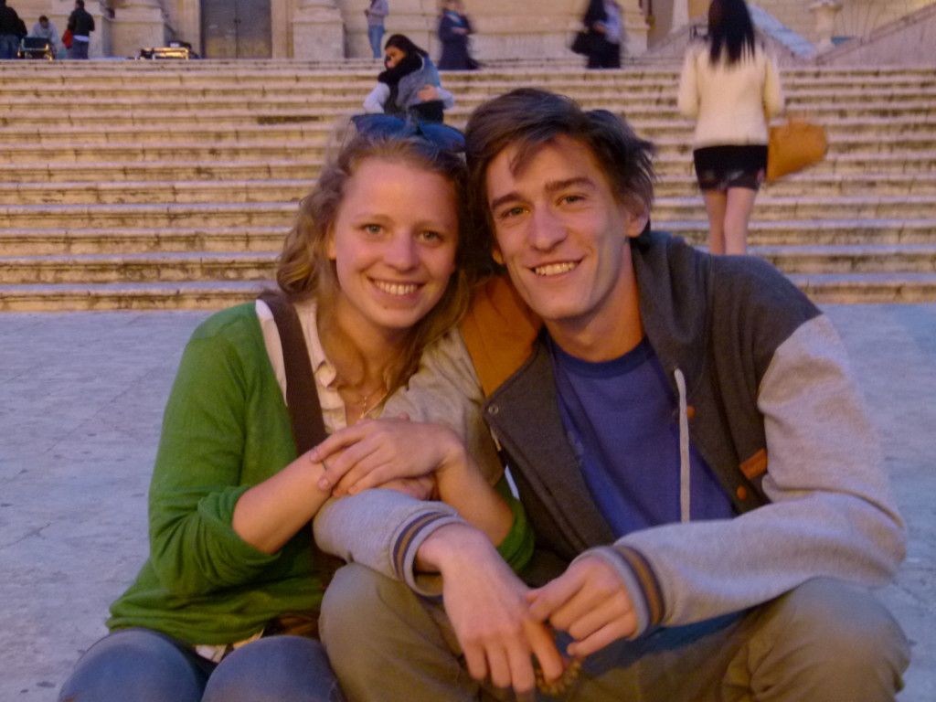 Hannah and Finn the German backpackers we gave a ride to from Avola to Noto.