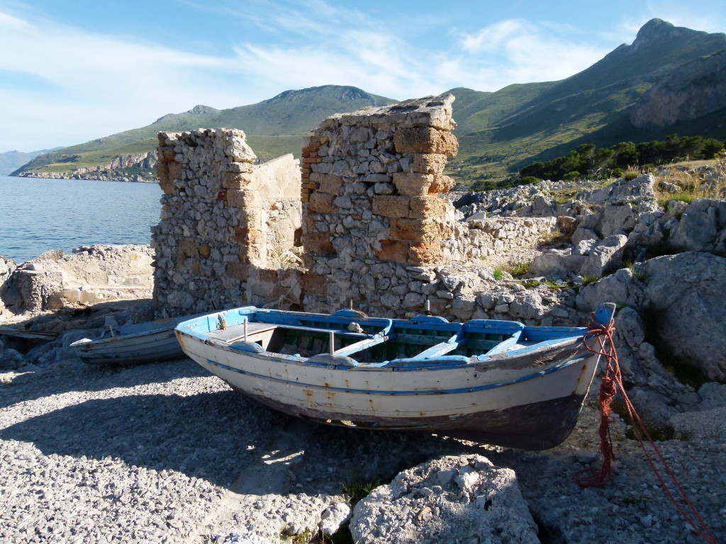 This boat has seen better days