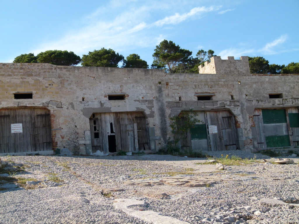 Looking from the bay to the Tuna Factory.