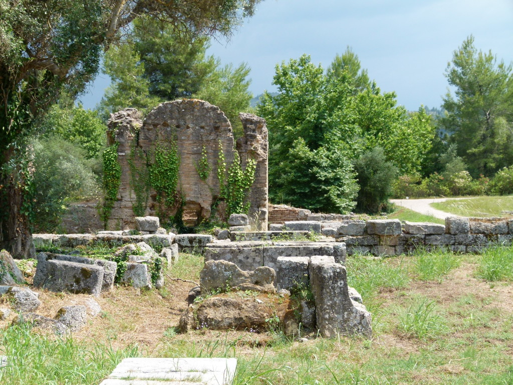 The archeological site of Olympia.