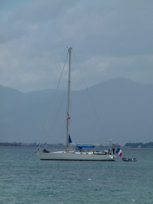 The Pacific Pearl. Judy and Bruno's boat.