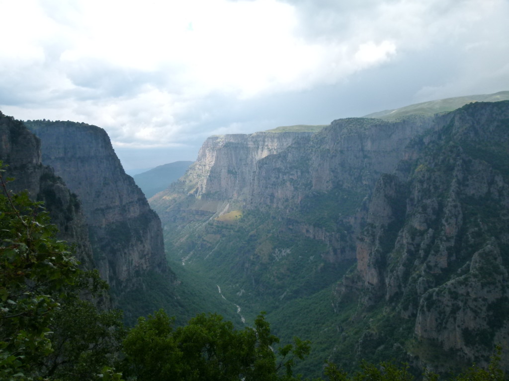 Vikos Gorge the deepest gorge in the world.