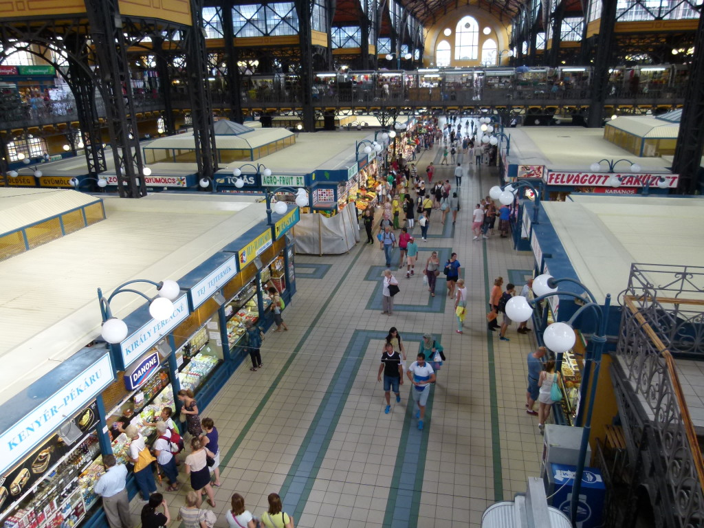 Budapest market, view from the 2nd floor