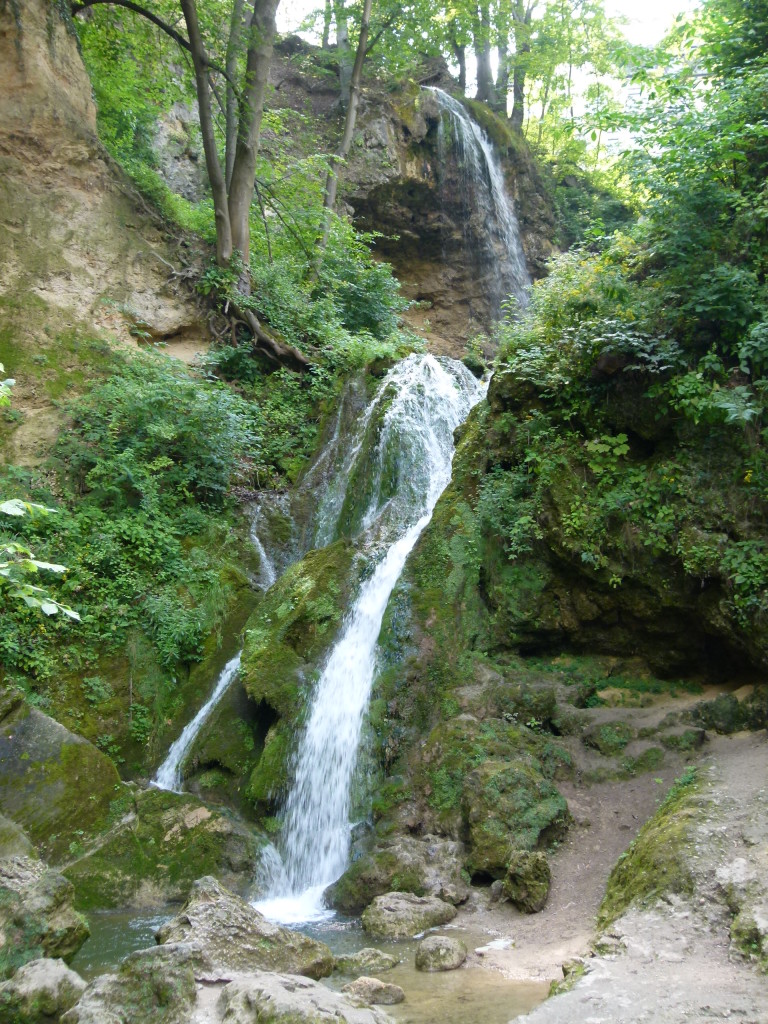 Lillafured, waterfall near to the cave entrance.