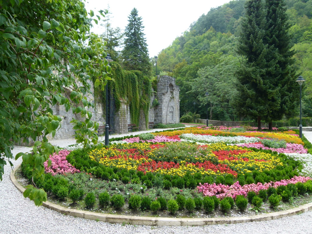 The gardens on the terraces, Lillafured.