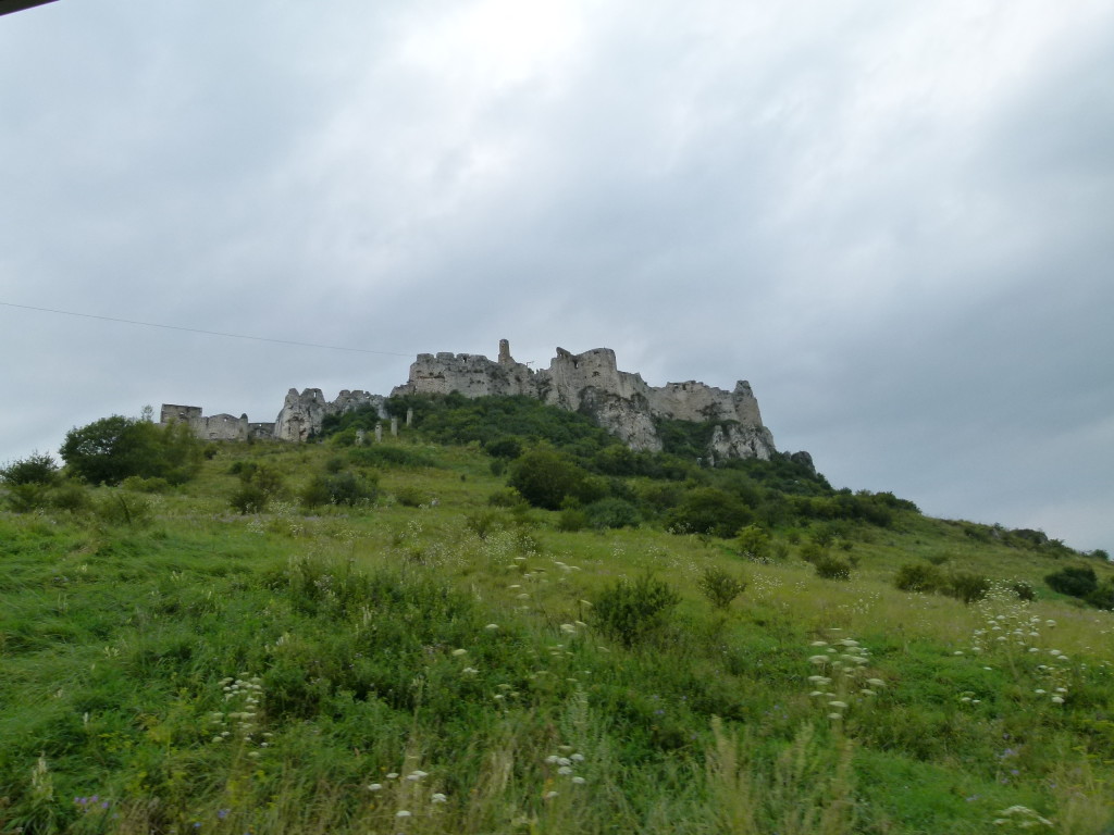 View of the castle as we drove to the carpark.