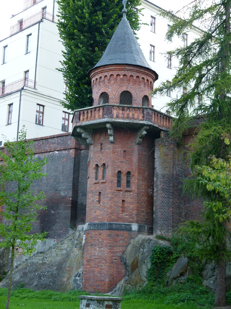 Part of the old wall fortifications of Olomouc