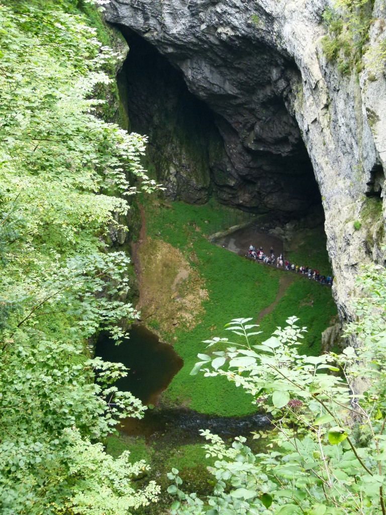 The Abyss from a observation platform, Punka Caves