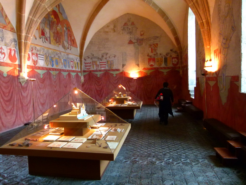 The Knight's Hall in the castle museum.