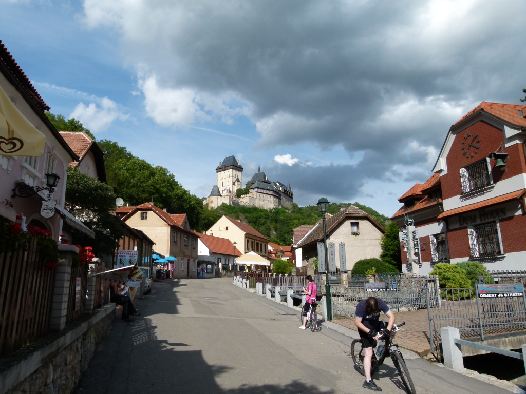 View of the town and the castle.