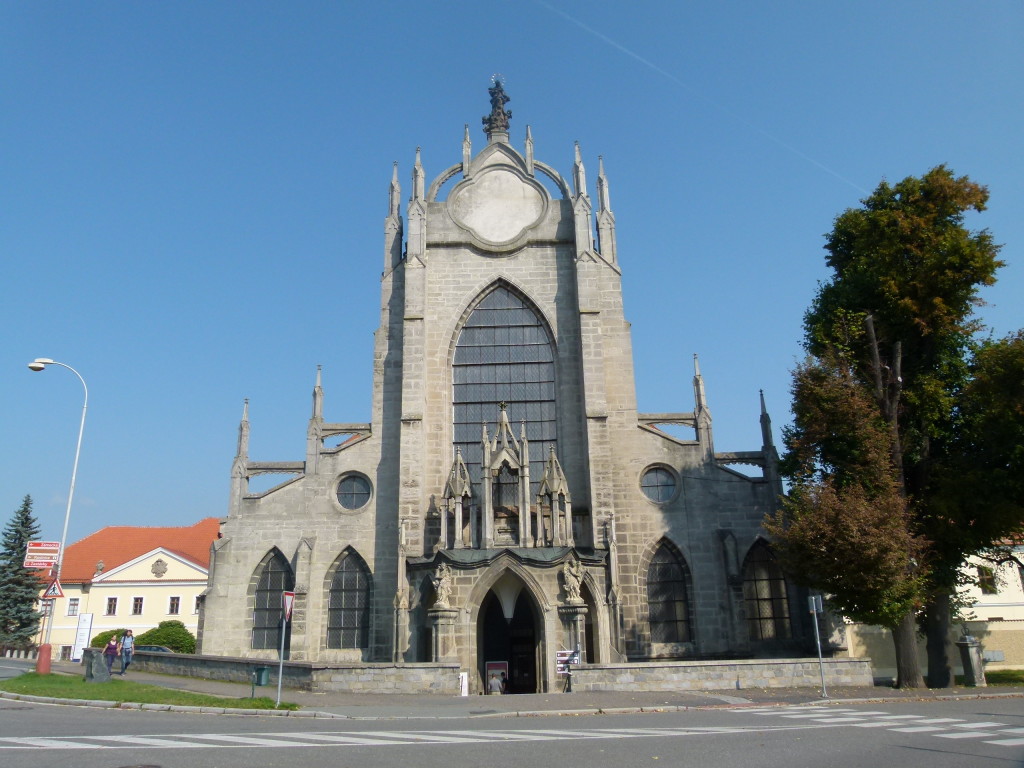 View of the outside of  The Cathedral of Assumption of Our Lady and Saint John The Baptist. 