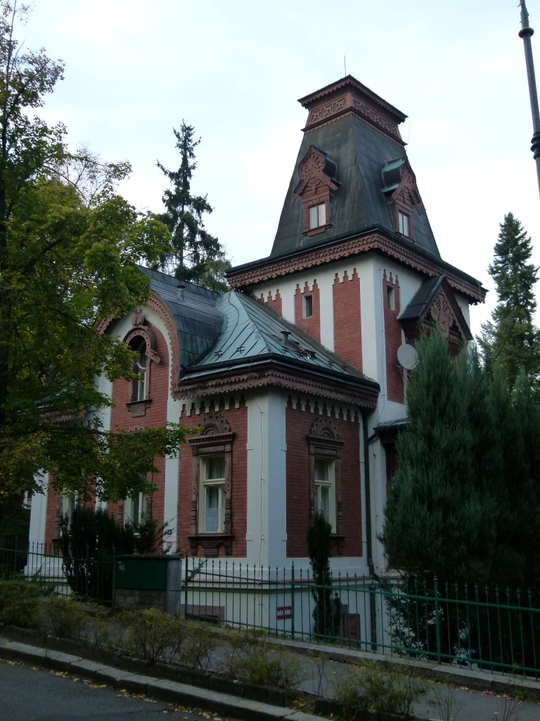 Karlovy Vary, we thought it looked like the Munsters house. 