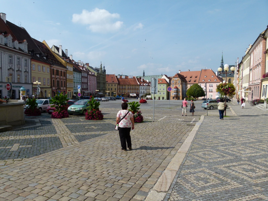 Cheb, town square