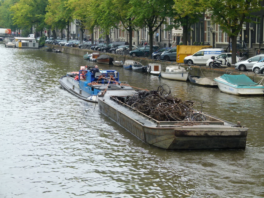 so where do all the old bikes go that have been thrown or fallen into the canals.