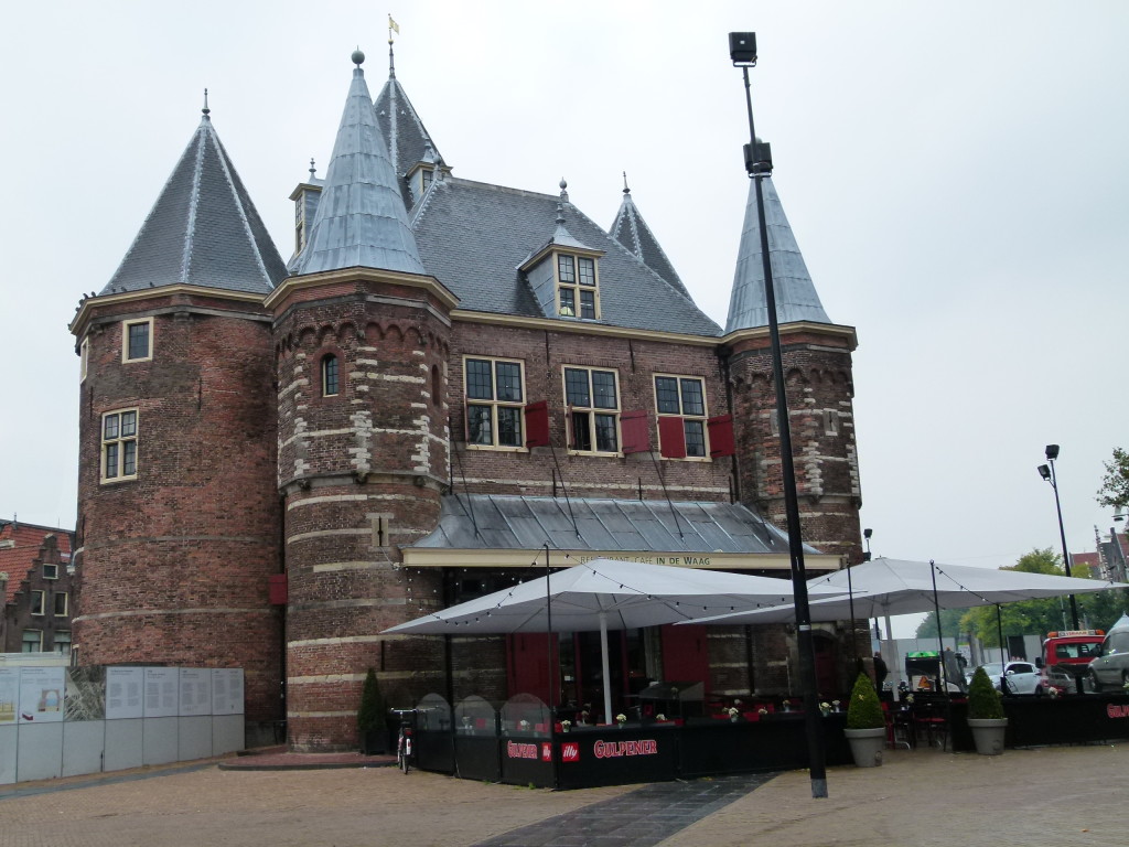 De Waag (weigh house), originally a city gate and part of the walls of Amsterdam. One of the oldest non-religious buildings in Amsterdam