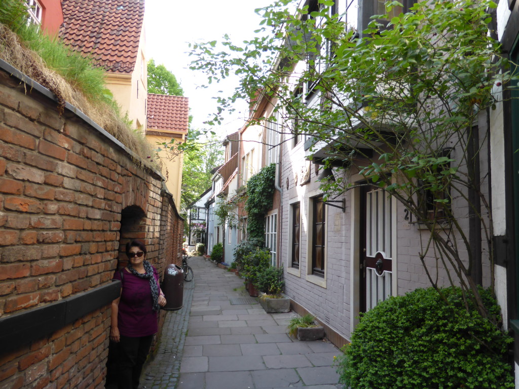 In the oldest part of town. Very small narrow streets from the 15 - 16th century.