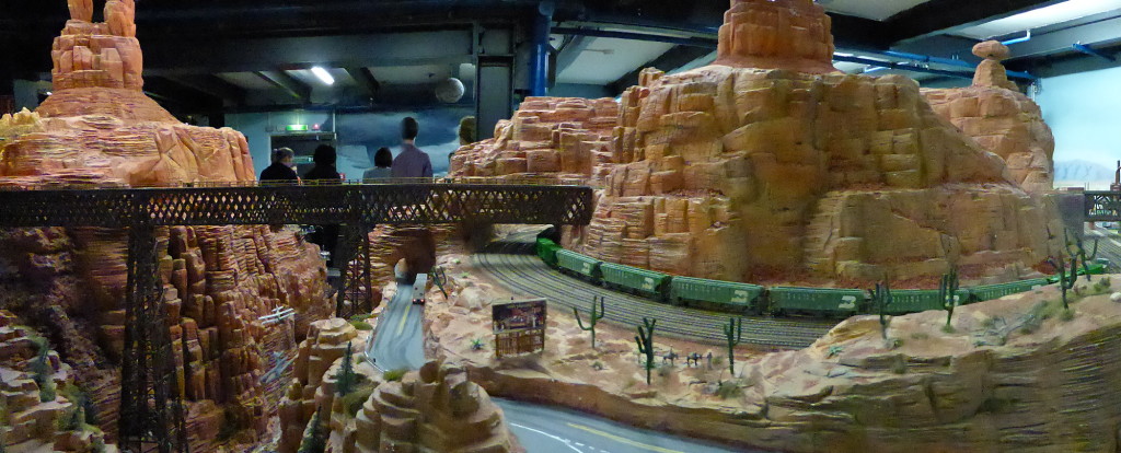 It's the biggest  model train set in the world. So they say, it sure looked like it.