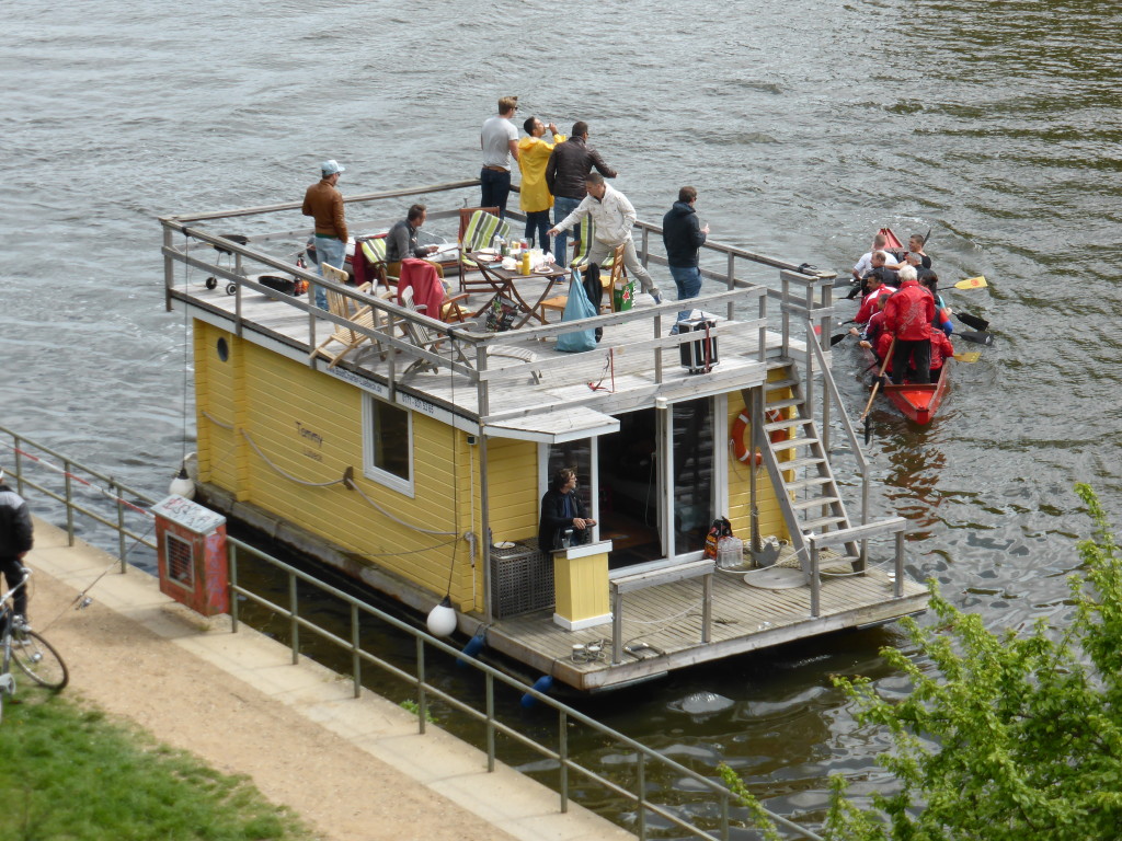 A party house boat. I think the only one that was sober was the driver.