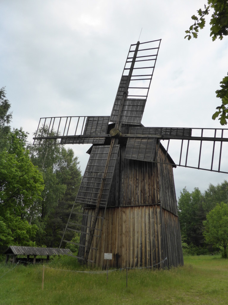 A very different windmill from those in Holland.