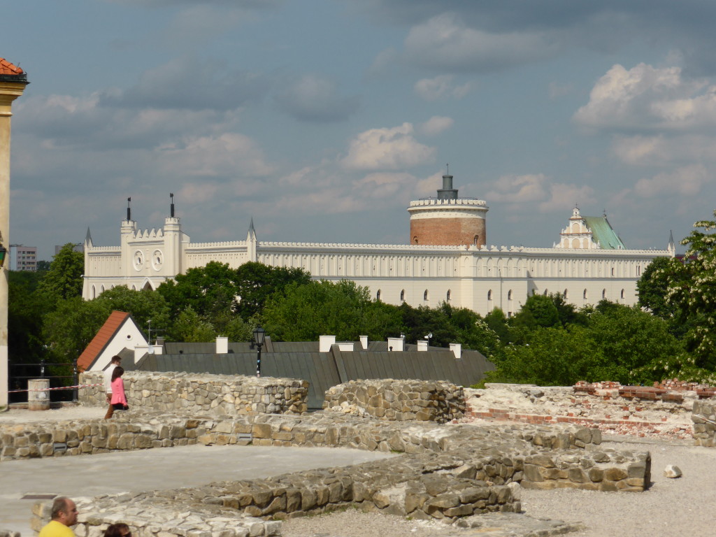 View of the old castle in Lublin.