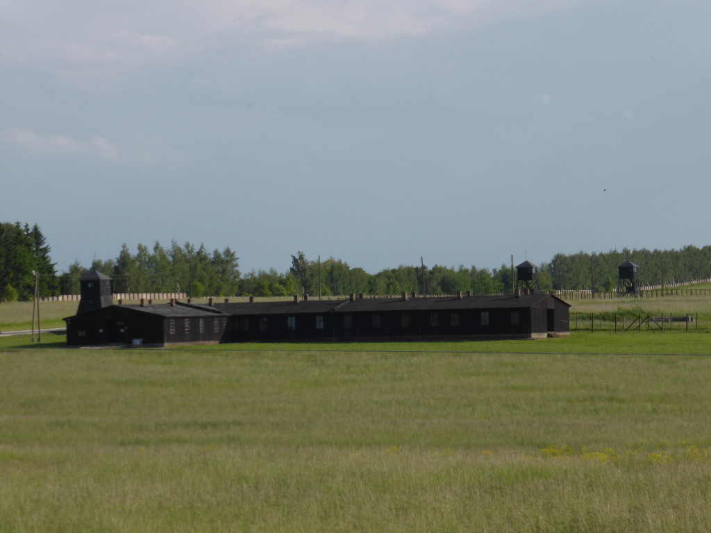 From the road you can see the Majdanek Concentration Camp. It is not far out from the town.