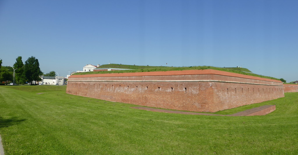 The fortifications of the old town Zamosc.