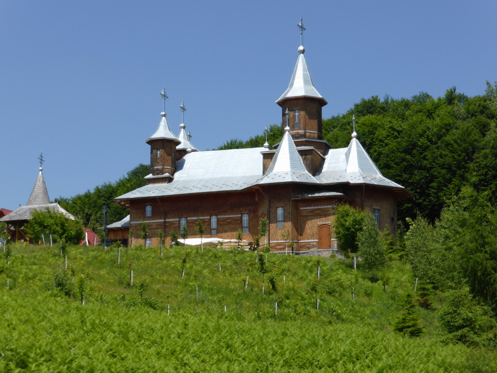 This Monastery - St Treime Moiseni was new and still not complete.  