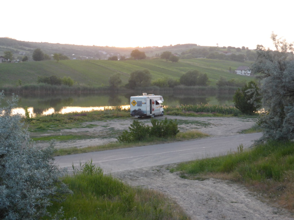 Our place by the river for the night. 